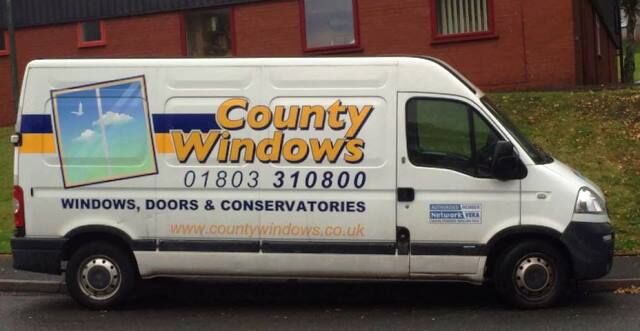 County Windows van in Torquay